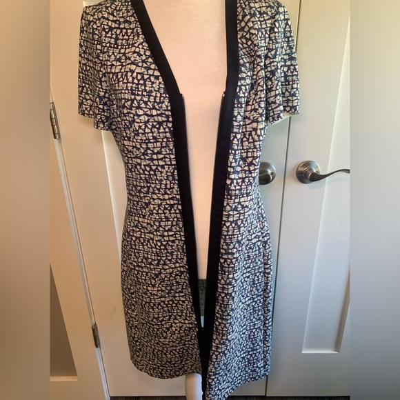 Tory Burch Blue Dress Style# 11152404 Size Medium - Picture 6 of 12